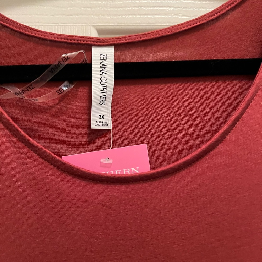NWT Plus Size Maxi Dress - Rust - Picture 2 of 2
